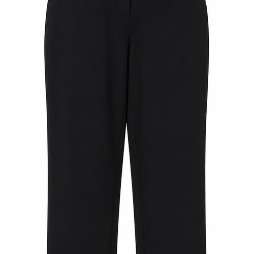 M&S Womens Black  Polyester Dress Pants Trousers Size 12 L28.5 in Regular