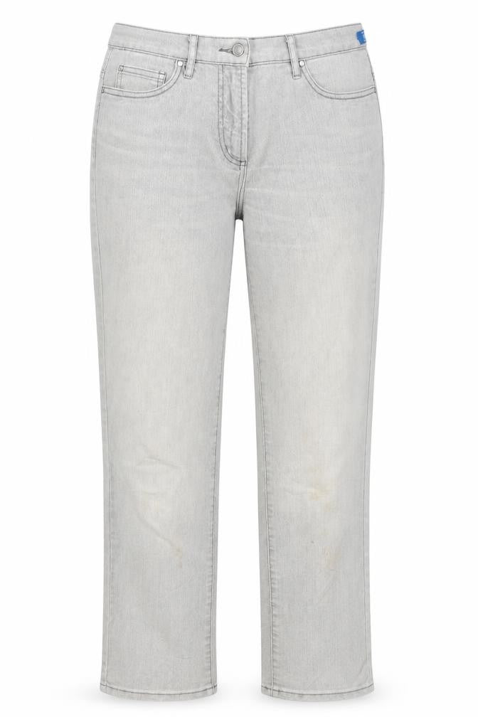 Vianni Womens Grey  Cotton Straight Jeans Size 10 L29 in Regular