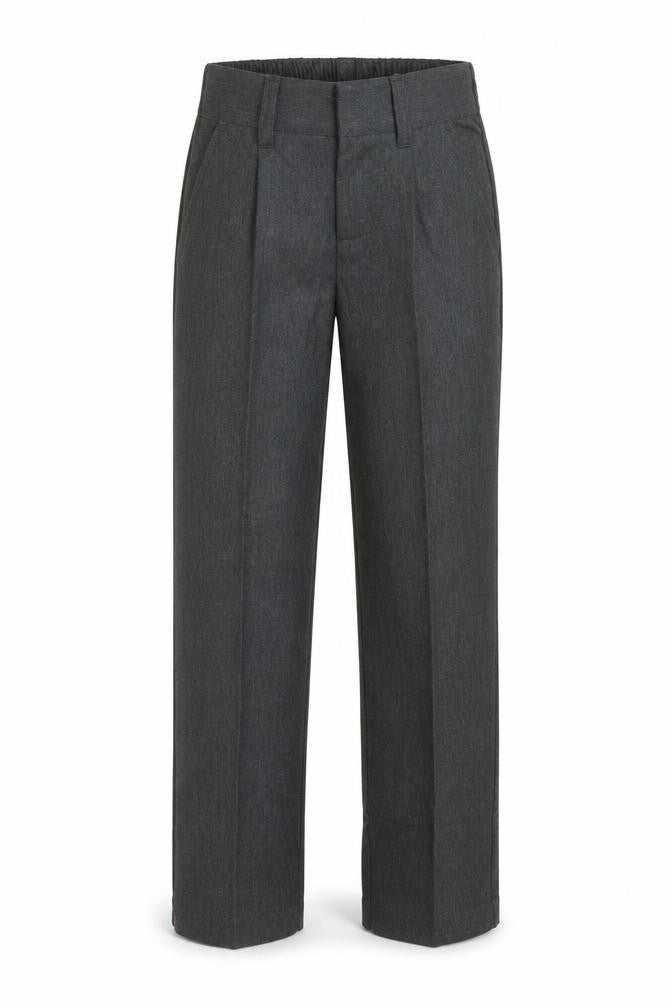 BACK TO SCHOOL Boys Grey  Polyester Dress Pants Trousers Size 4-5 Years  Regular