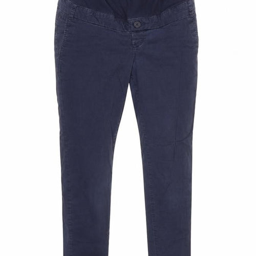 H&M Womens Blue  Cotton Straight Jeans Size 8 L30 in Regular
