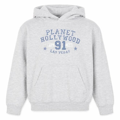 Planet Hollywood Boys Grey  Cotton Pullover Hoodie Size 11-12 Years