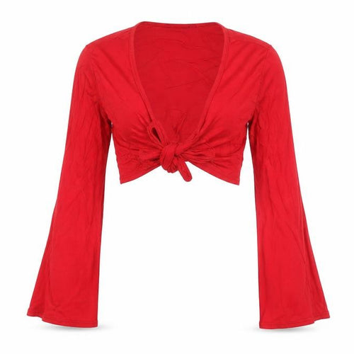 Boohoo Womens Red V-Neck  Viscose Cardigan Jumper Size 6
