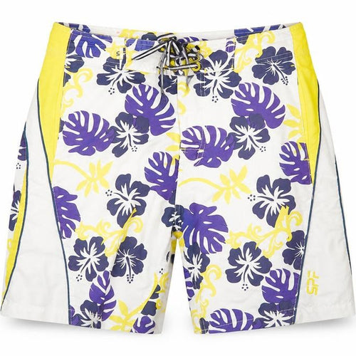 Springfield Mens Multicoloured Floral Polyester Athletic Shorts Size S L6 in Regular