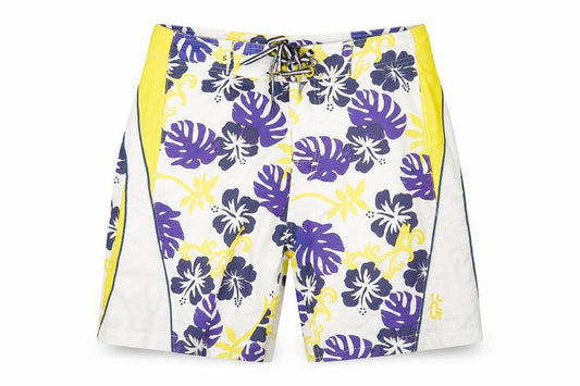 Springfield Mens Multicoloured Floral Polyester Athletic Shorts Size S L6 in Regular