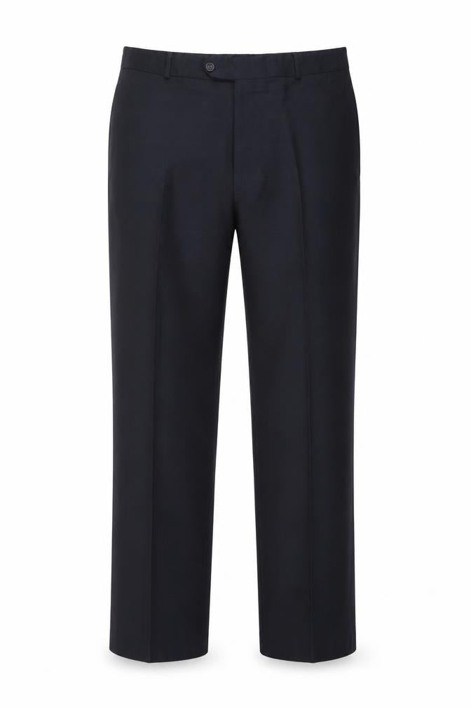 Armando Mens Blue Plaid Acetate Trousers   L26 in Regular