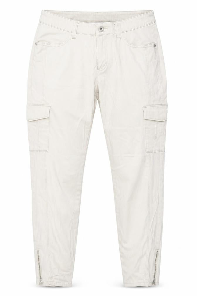Yessica Womens Beige  Cotton Trousers  Size 10 L26 in Regular