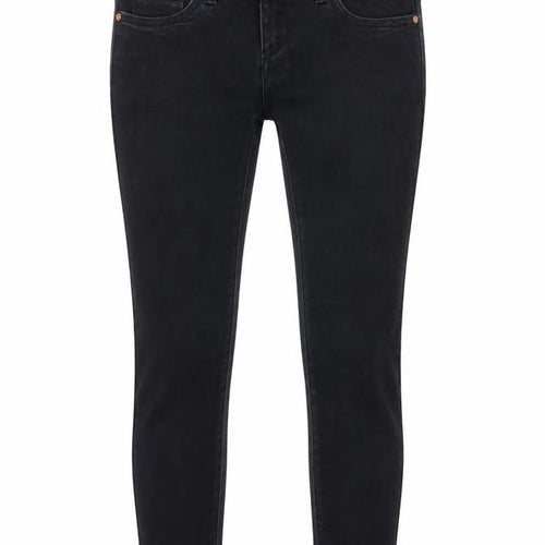 Miss R J New Fashion Womens Blue  Cotton Skinny Jeans Size 8 L31 in Regular  - Blue Black mix Deep waistable