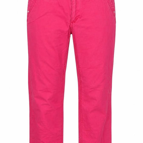 YFL Reserved Womens Red  Cotton Cropped Trousers Size 8 L25 in Regular
