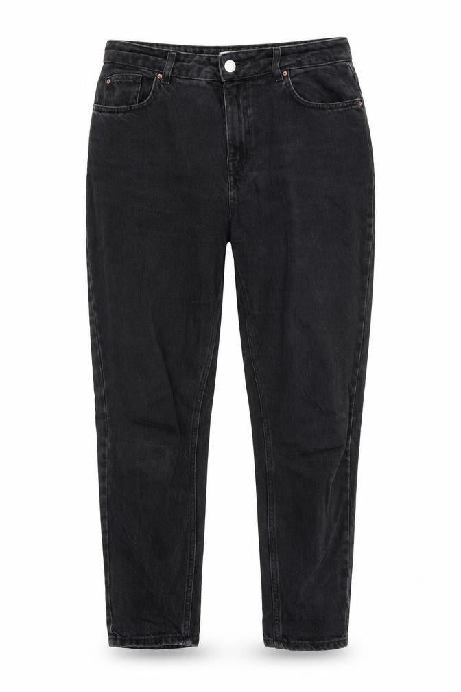 Denim Co Womens Black  Cotton Straight Jeans Size 12 L27 in Regular