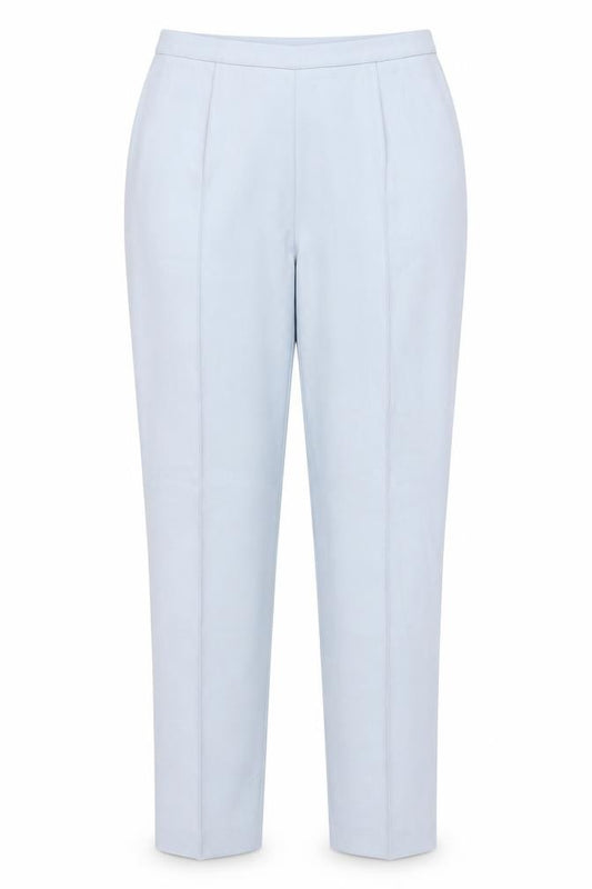 Front view of ara women’s blue polyester trousers