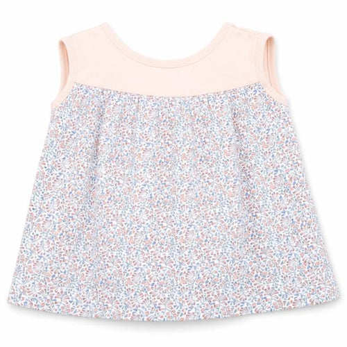 NEXT Girls Multicoloured Floral Cotton A-Line  Size 0-3 Months Crew Neck
