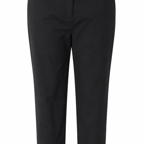 Marks and Spencer Womens Black  Flax Trousers  Size 12 L24 in Regular