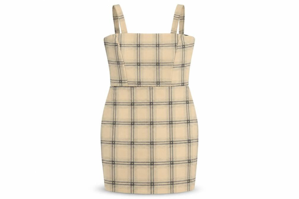 I SAW IT FIRST Womens Brown  Polyester Pencil Dress  Size 12 Off the Shoulder