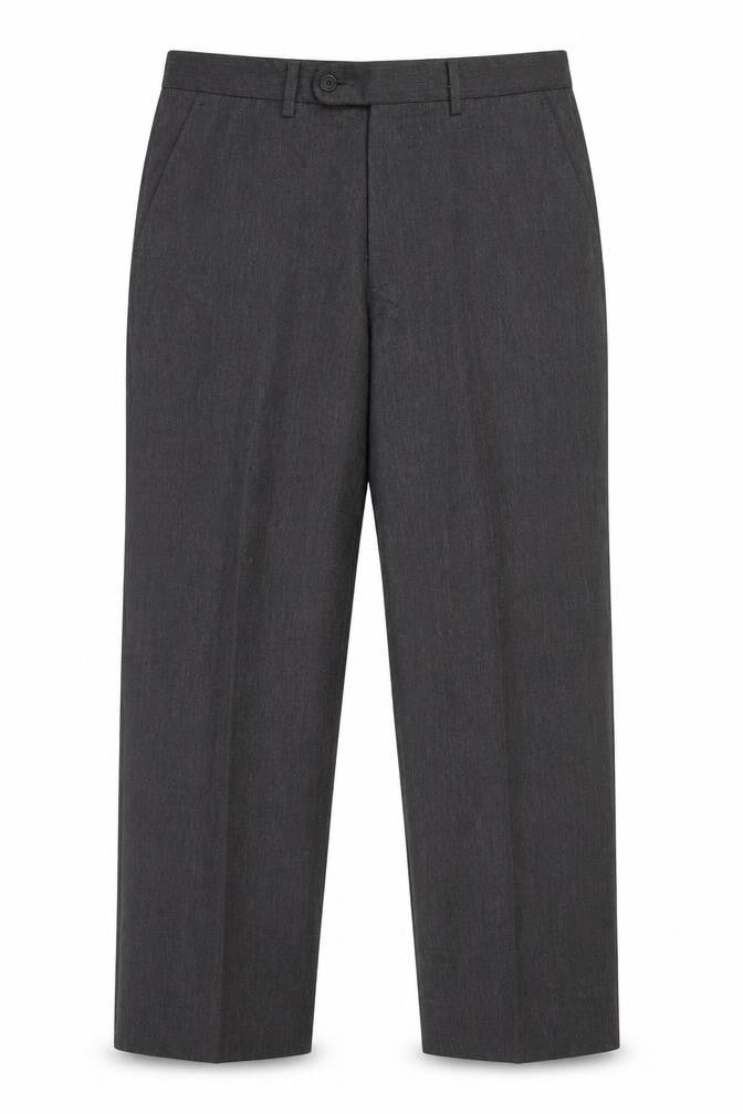 Matalan Mens Grey  Polyester Dress Pants Trousers Size 34 in L28 in Regular  - Short