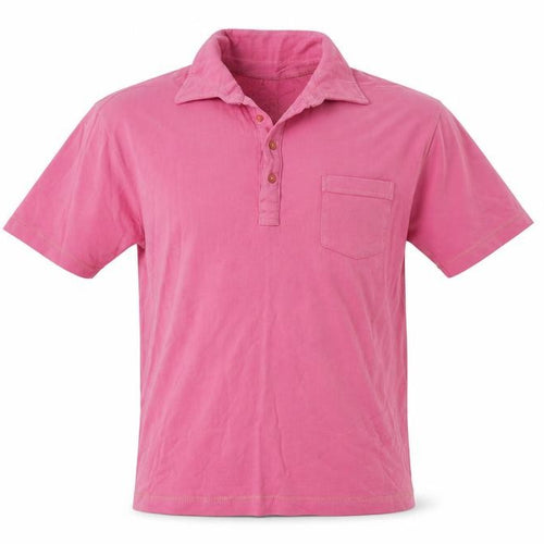 Authentic Clothing Company Mens Pink  Cotton  Polo Size L Collared