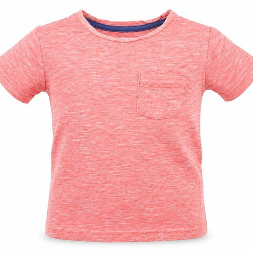Mothercare Boys Red  Cotton Basic T-Shirt Size 3-4 Years Round Neck