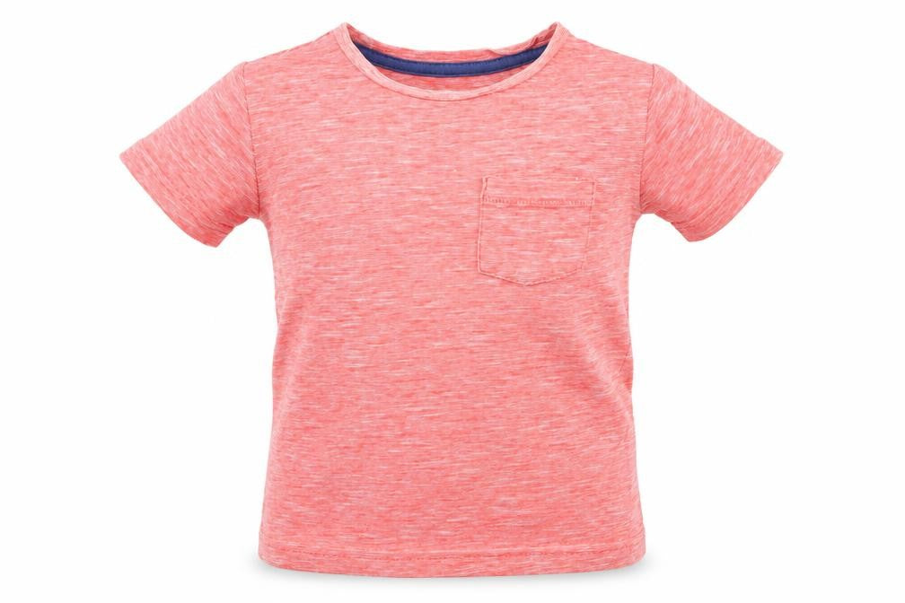 Mothercare Boys Red  Cotton Basic T-Shirt Size 3-4 Years Round Neck