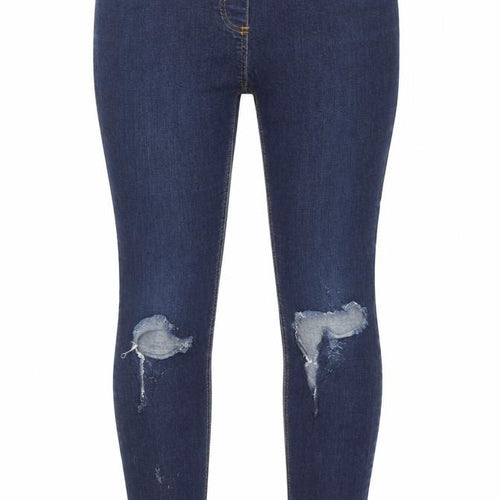 TU Womens Blue  Cotton Skinny Jeans Size 10 L27 in Regular