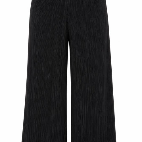 New Look Womens Black Striped  Trousers  Size 6 L21 in Regular