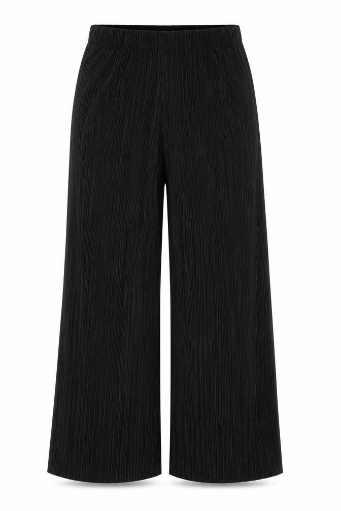 New Look Womens Black Striped  Trousers  Size 6 L21 in Regular