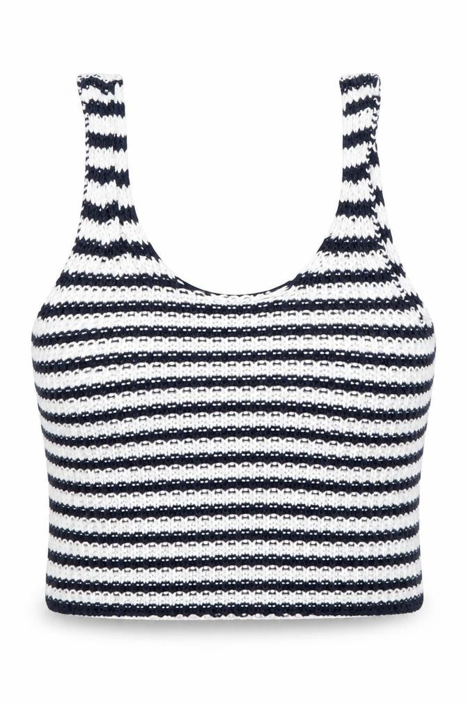 Primark Womens Multicoloured Striped Viscose Basic Blouse Size 8 Round Neck