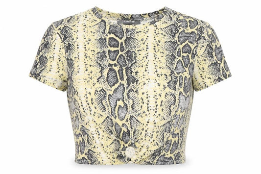 Front view of Primark women’s multicoloured polyester basic blouse, size S, round neck