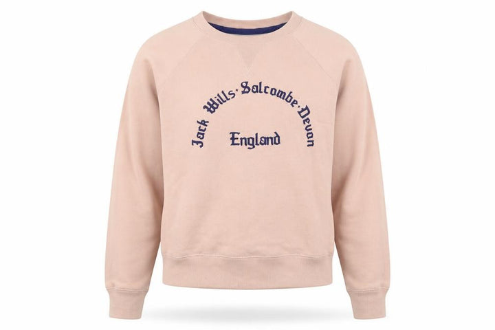 Jack Wills Womens Pink Cotton Pullover Sweatshirt Size 6