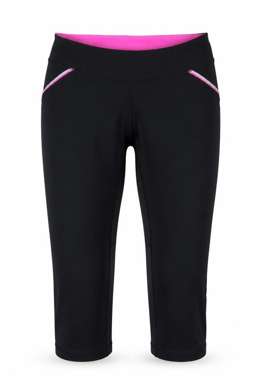 Ki Womens Black  Polyester Compression Shorts Size M L20 in Regular