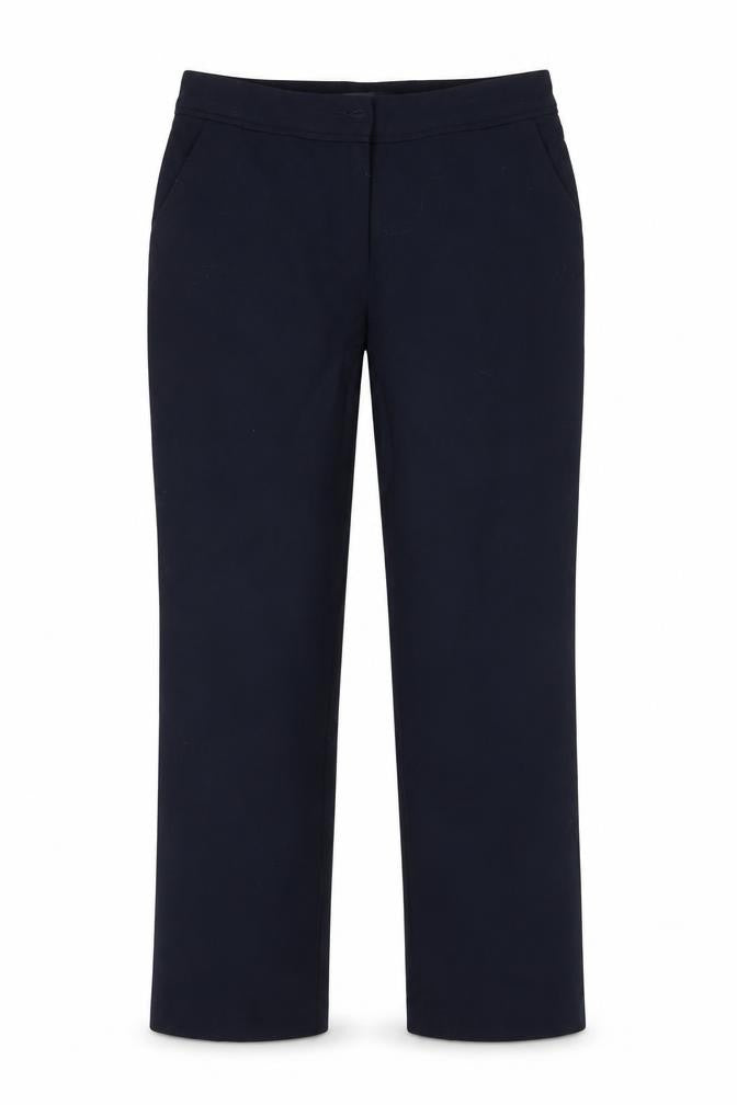 M&S Womens Blue  Polyester Dress Pants Trousers Size 10 L28 in Regular