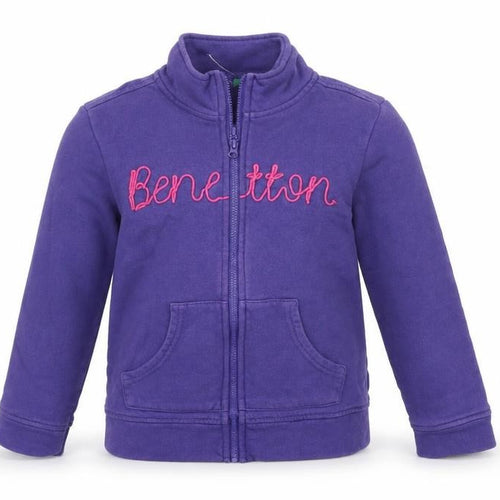 United Colors of Benetton Girls Purple   Jacket  Size 6-7 Years   - BENETTON