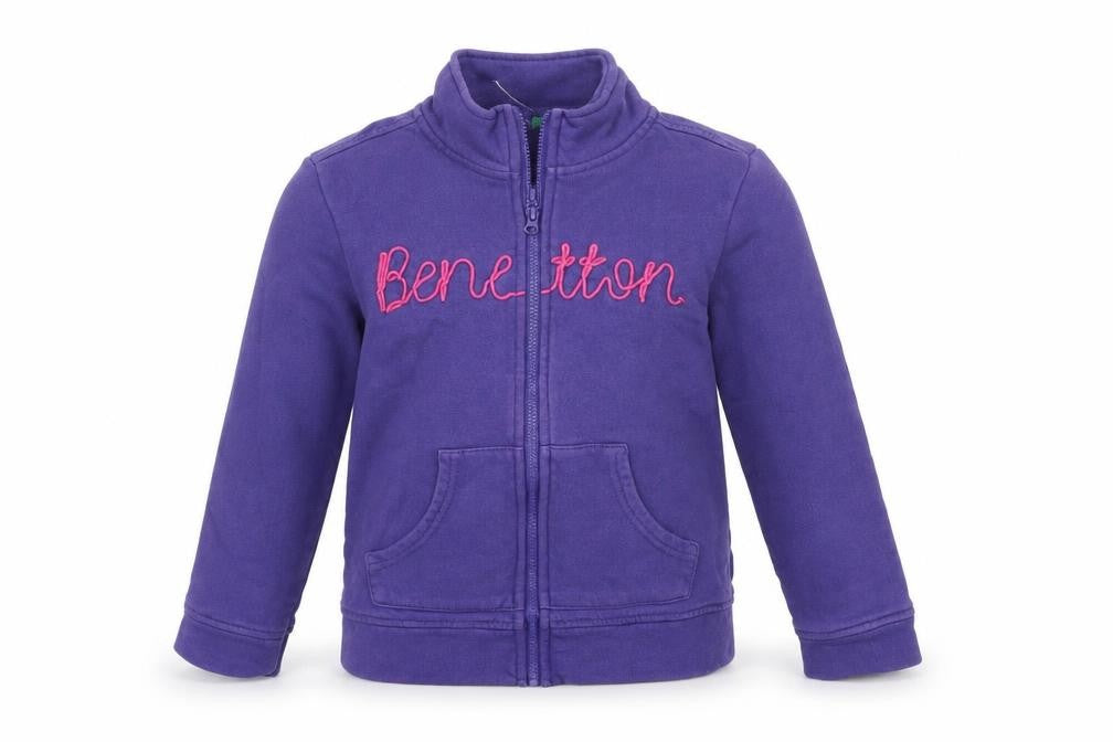 United Colors of Benetton Girls Purple   Jacket  Size 6-7 Years   - BENETTON