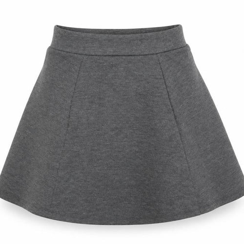 George Girls Grey  Polyester Skater Skirt Size 8-9 Years  Regular