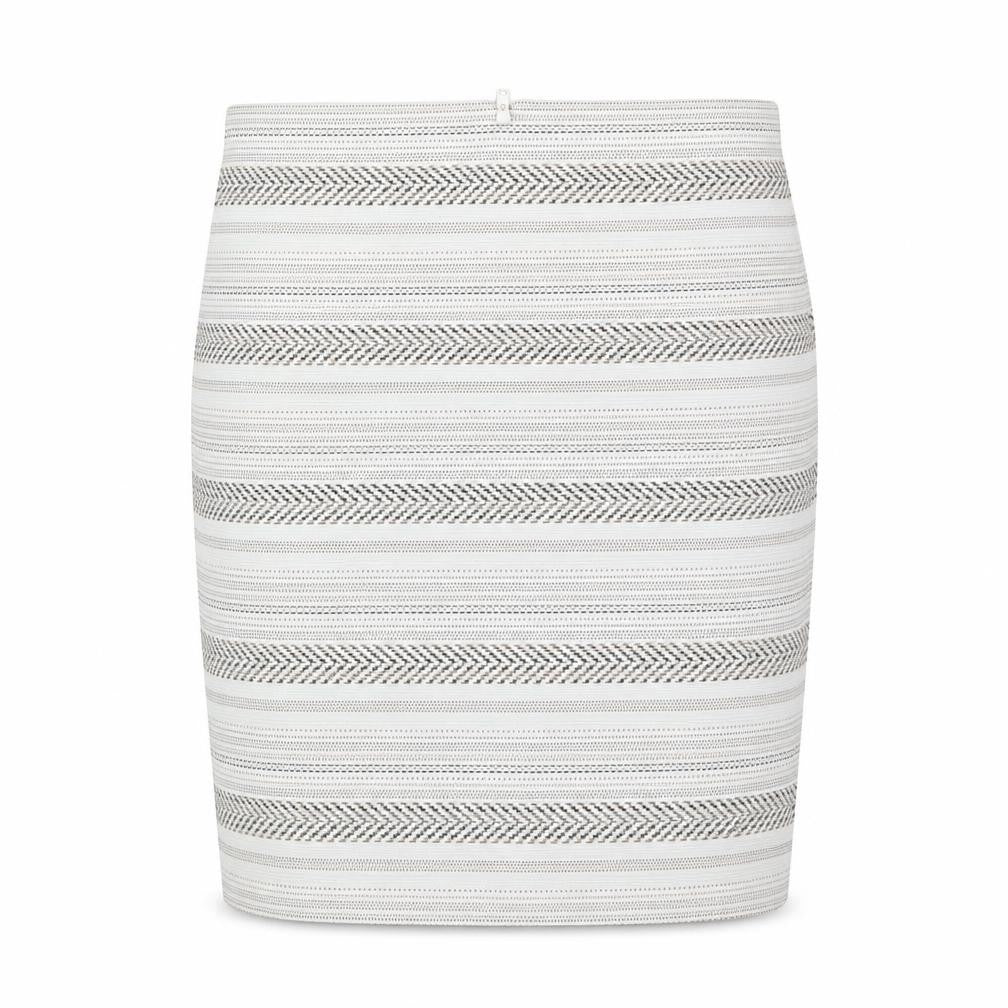 Miss Selfridge Womens Multicoloured Striped Polyester Straight & Pencil Skirt Size 10