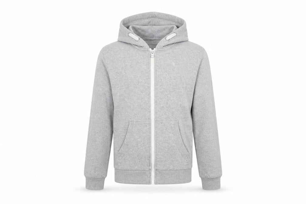 Blue Zoo Girls Grey  Cotton Full Zip Hoodie Size 9-10 Years
