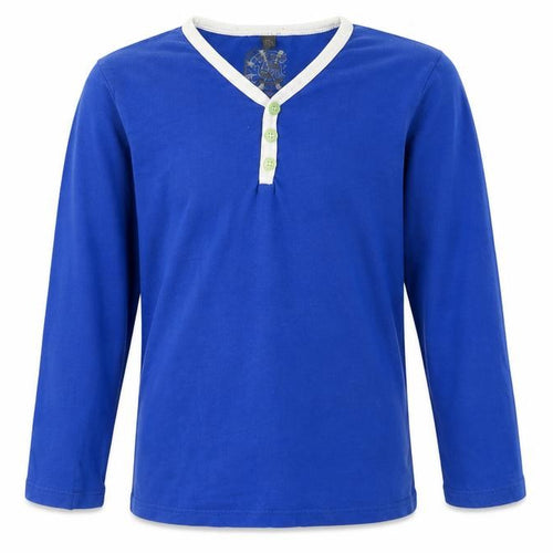 Urban Revival Boys Blue  Cotton Basic T-Shirt Size 9-10 Years V-Neck