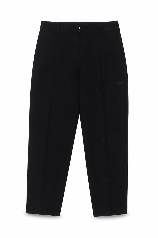 M&S Womens Black  Polyester Dress Pants Trousers Size 10 L25 in Regular