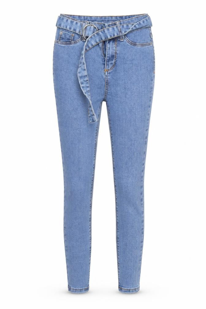 Primark Womens Blue  Cotton Skinny Jeans Size 6 L24 in Regular