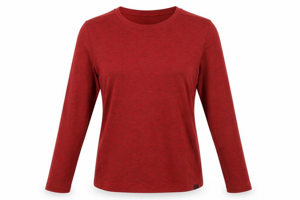 Decathlon Womens Orange  Polyester Pullover Sweatshirt Size L