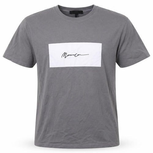 Mennace Mens Grey  Cotton  T-Shirt Size S Crew Neck