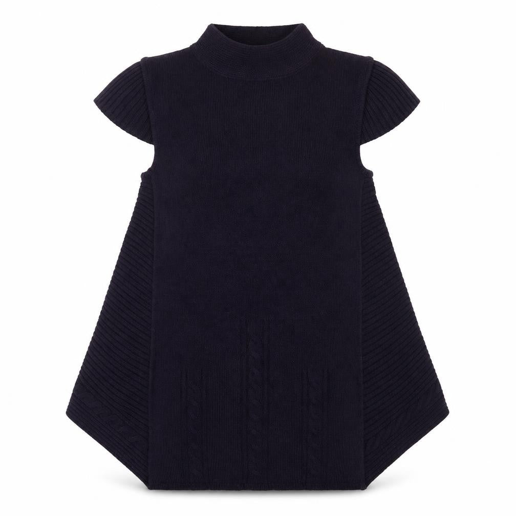 PORT Womens Purple  Acrylic A-Line  Size S  High Neck