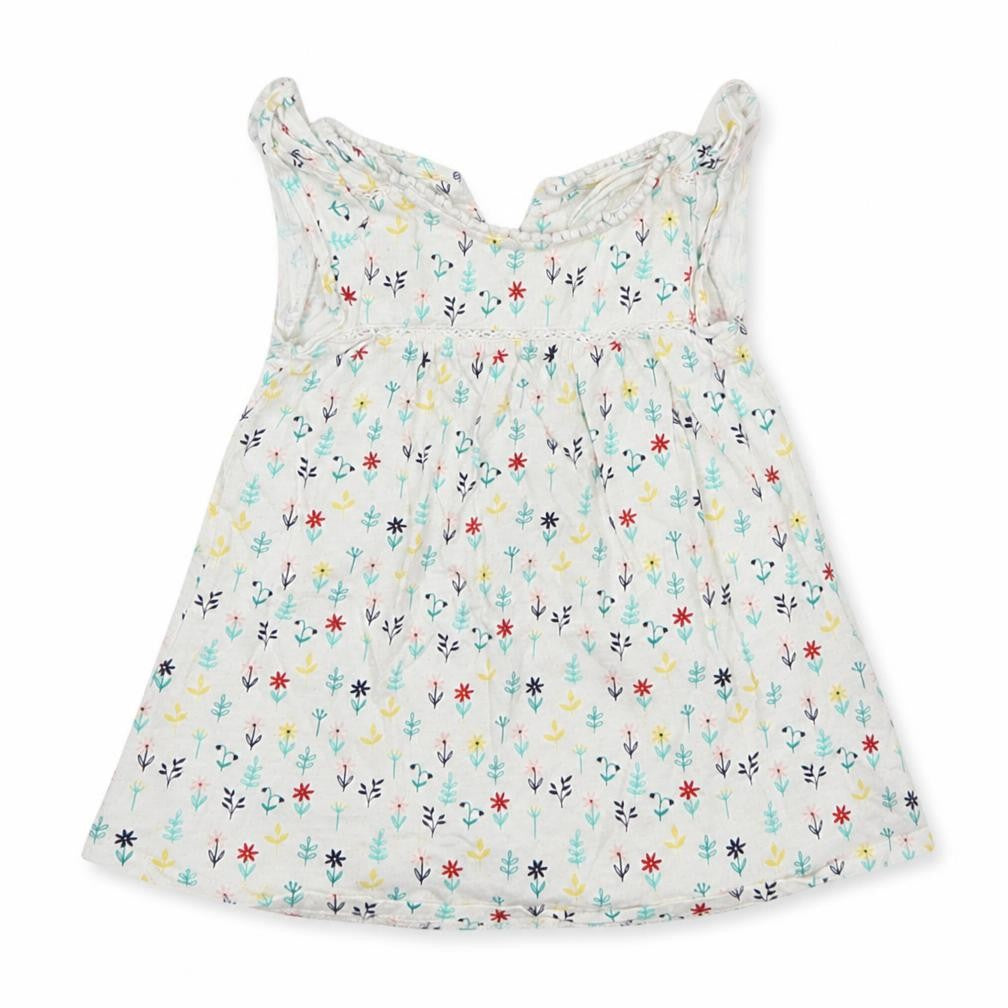 Mini Club Baby Multicoloured Floral 100% Cotton Basic Blouse Size 3-6 Months Round Neck