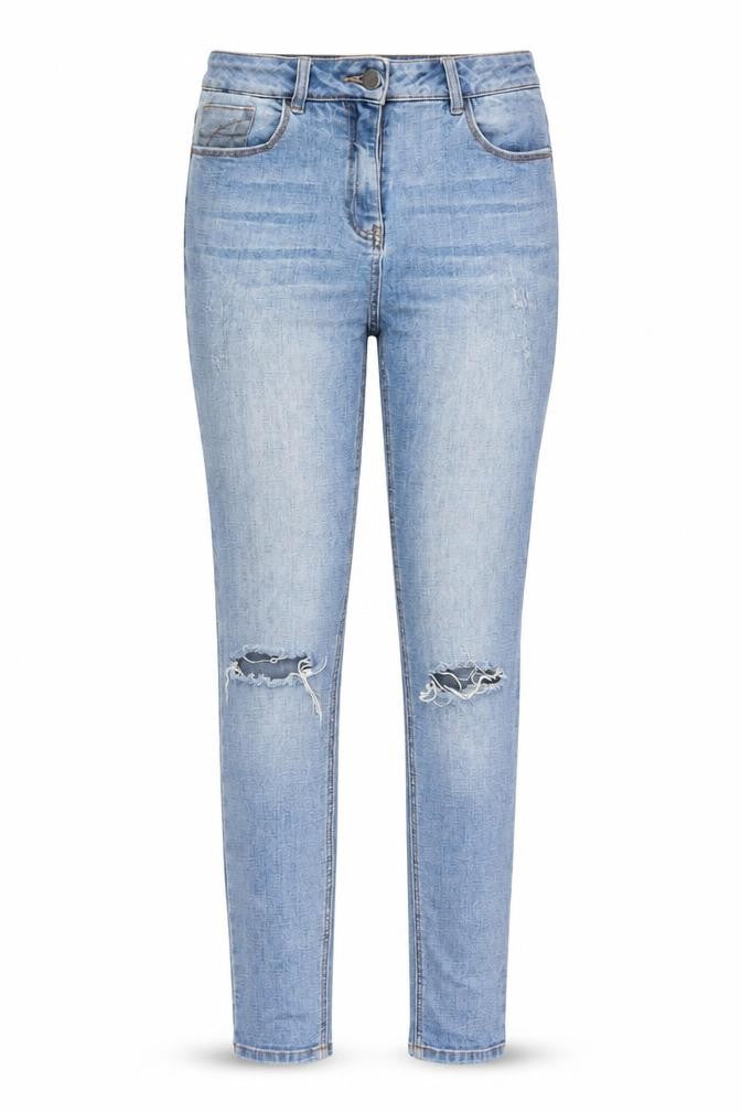 Matalan Womens Blue  Cotton Skinny Jeans Size 10 L29 in Regular
