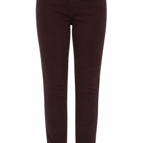 H&M Womens Red  Cotton Skinny Jeans Size 6 L30 in Regular