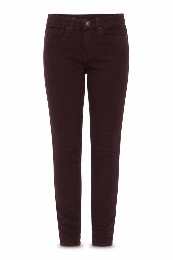 H&M Womens Red  Cotton Skinny Jeans Size 6 L30 in Regular