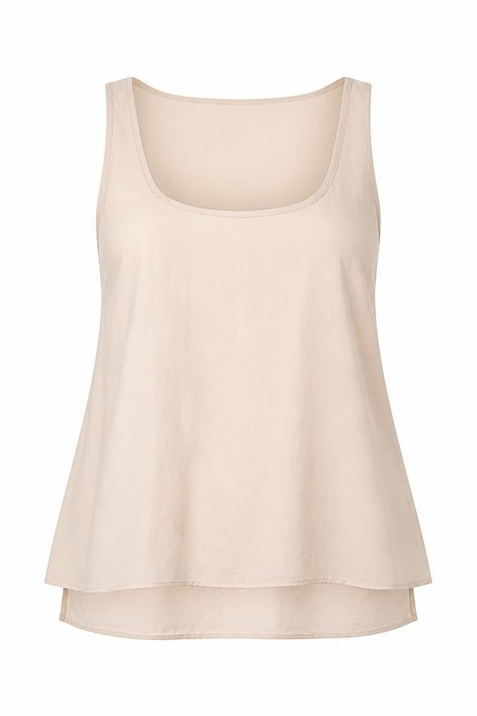 Topshop Womens Pink  Polyester Basic Tank Size 10 Scoop Neck