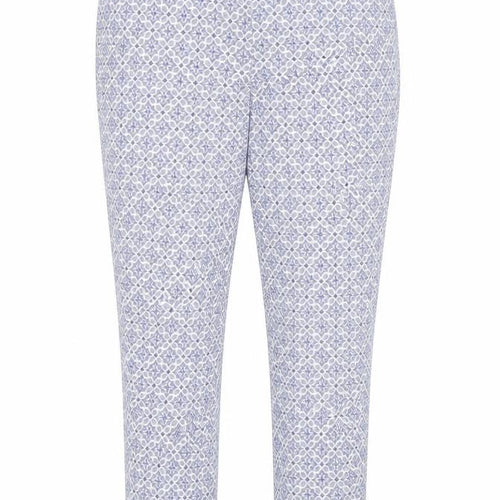 Dorothy Perkins Womens Multicoloured Argyle/Diamond Viscose Trousers  Size 10 L27 in Regular