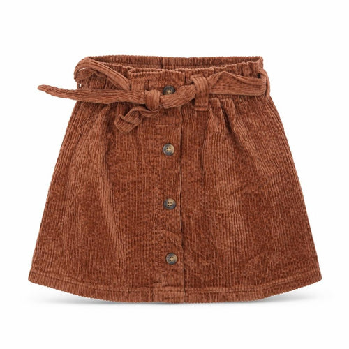 NEXT Girls Brown  Cotton A-Line Skirt Size 5 Years  Regular