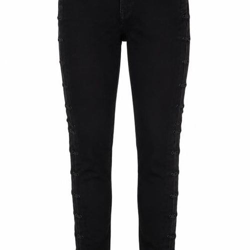 Only Womens Black  Cotton Skinny Jeans Size 6 L32 in Regular