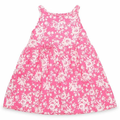 YD Girls Multicoloured Floral Cotton A-Line  Size 3-4 Years  Square Neck