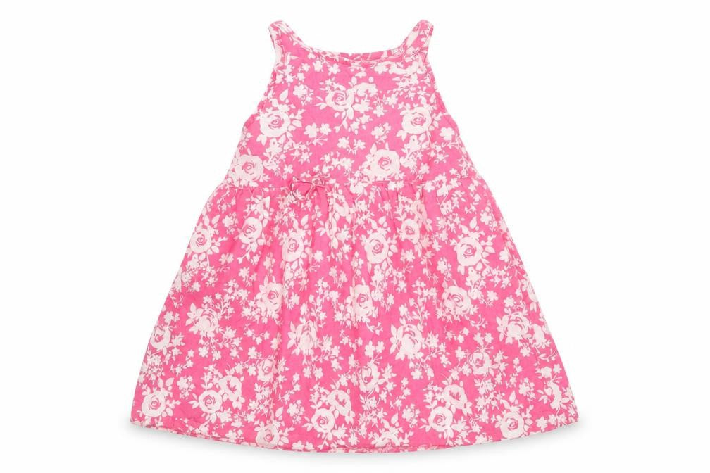 YD Girls Multicoloured Floral Cotton A-Line  Size 3-4 Years  Square Neck